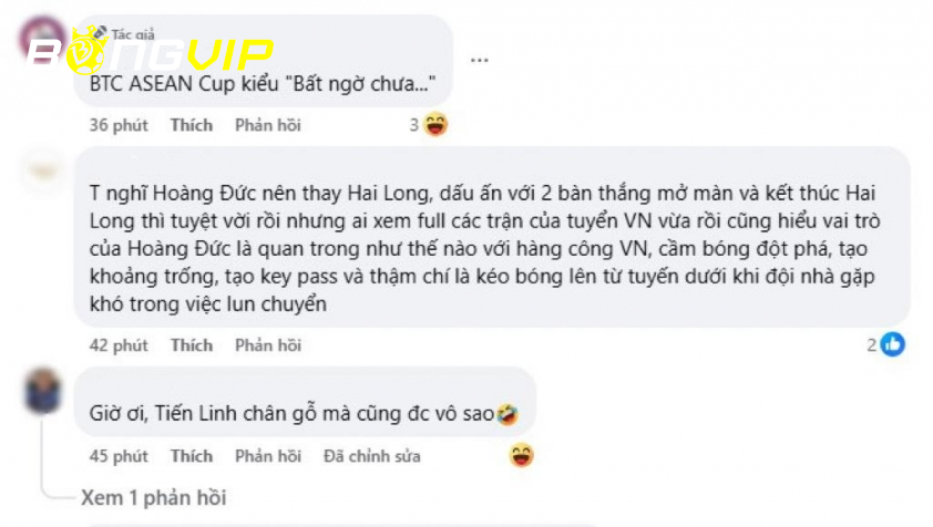 Các CĐV Việt tỏ ra bất ngờ trước Đội hình tiêu biểu AFF Cup 2024.