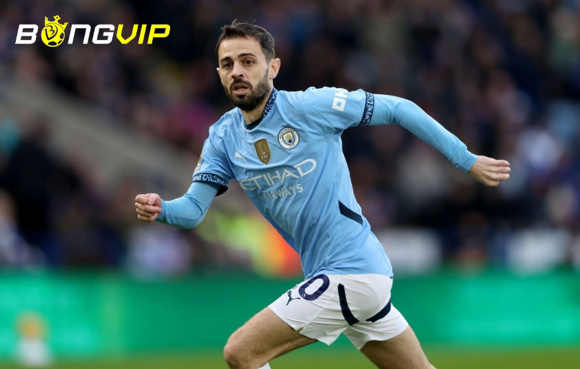 Bernardo Silva thừa nhận Man City không còn cơ hội vô địch Ngoại hạng Anh ở mùa giải này. Ảnh: Getty